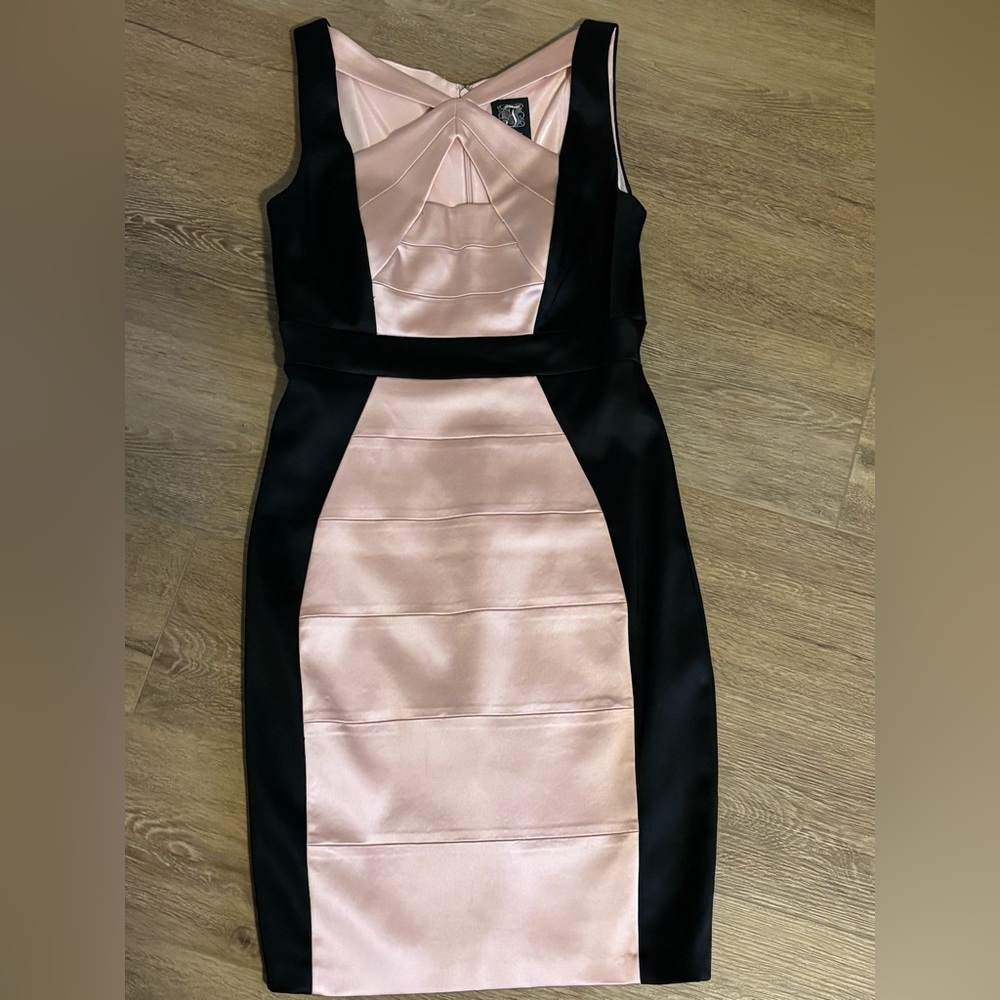 Jax Pink and Black Formal Dress